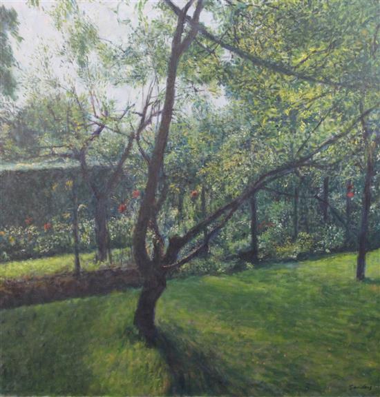 § Christopher Sanders R.A. (1905-1991) My Apple Tree, 32 x 32in.